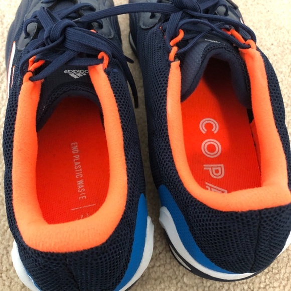 Adidas Copa Sense 3 Sala Blue Rush Orange Mens Soccer Shoes Size 10 - Picture 11 of 15